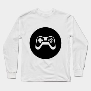 Gaming Console Controller Chest Icon, Gamer Essential Long Sleeve T-Shirt